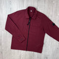 CP Company Zip Overshirt - Andorra Red