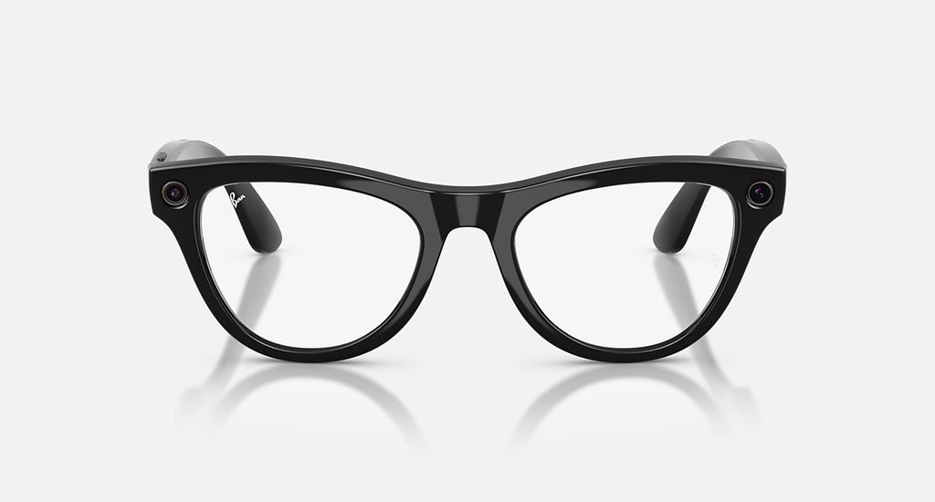 RAY-BAN META SKYLER - GEN 2 Frame Shiny Black | Lenses Clear/Graphite Green Transitions®