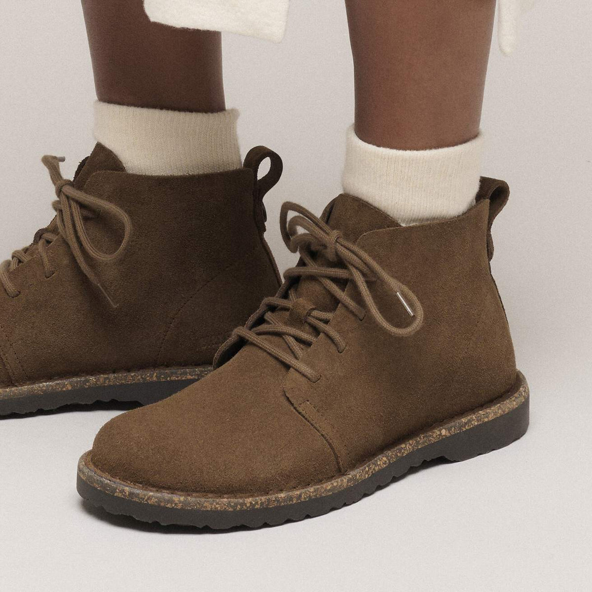 Men's Uppsala Mid Suede Leather Dark Tea