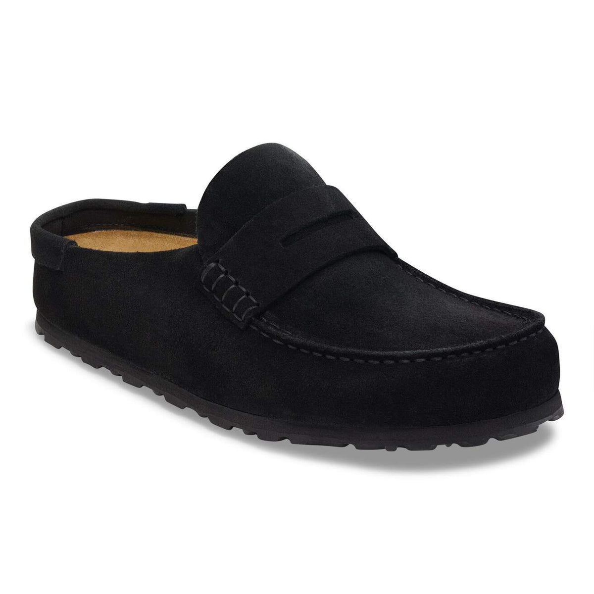Women's Naples Wrapped Suede Leather Black