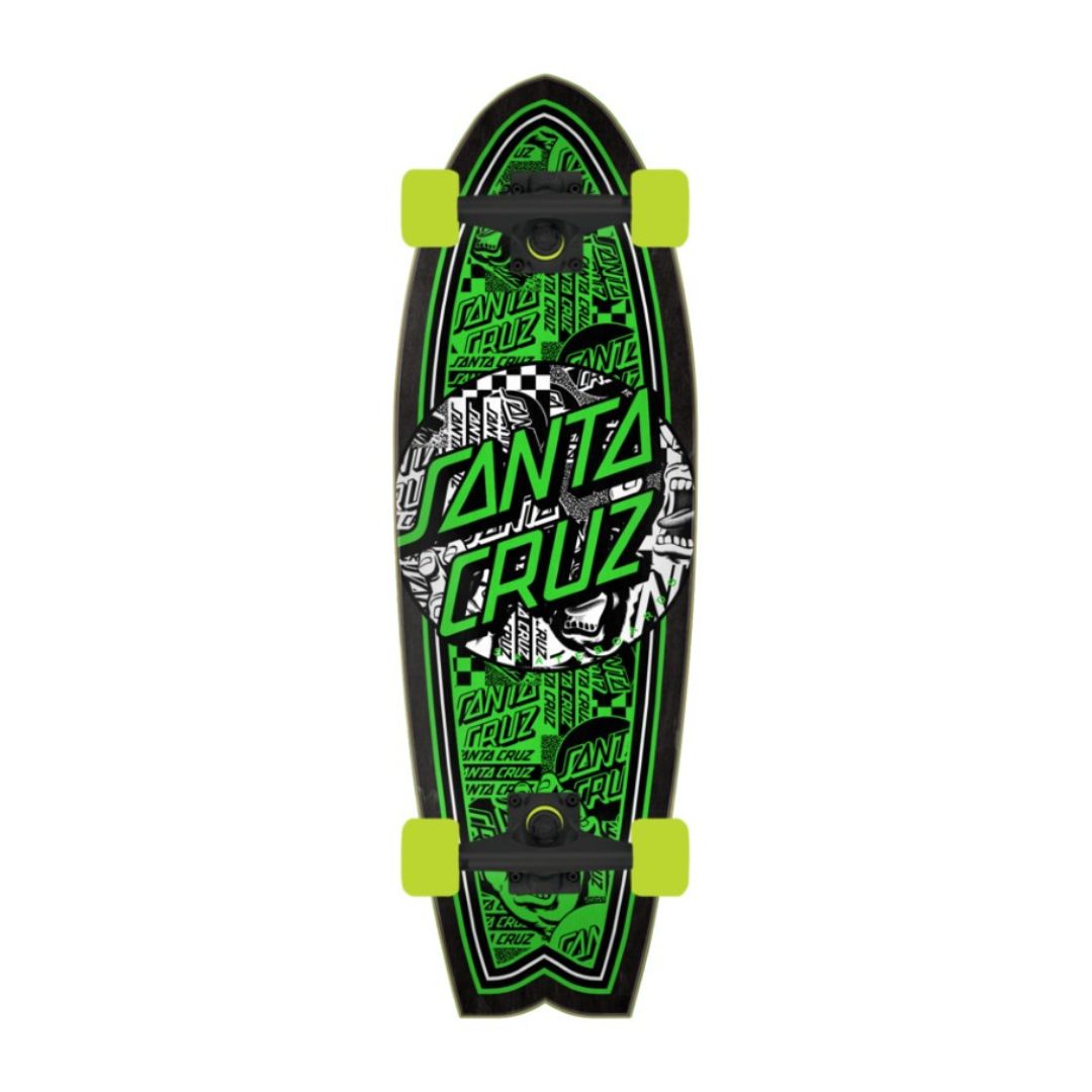 Flier Dot Shark 8.8" x 27" Cruzer Skateboard