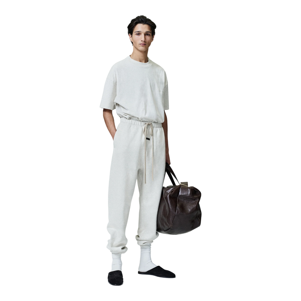 Fear of God Essentials Men’s Classic Sweatpant Oatmeal Heather 130HO258402F