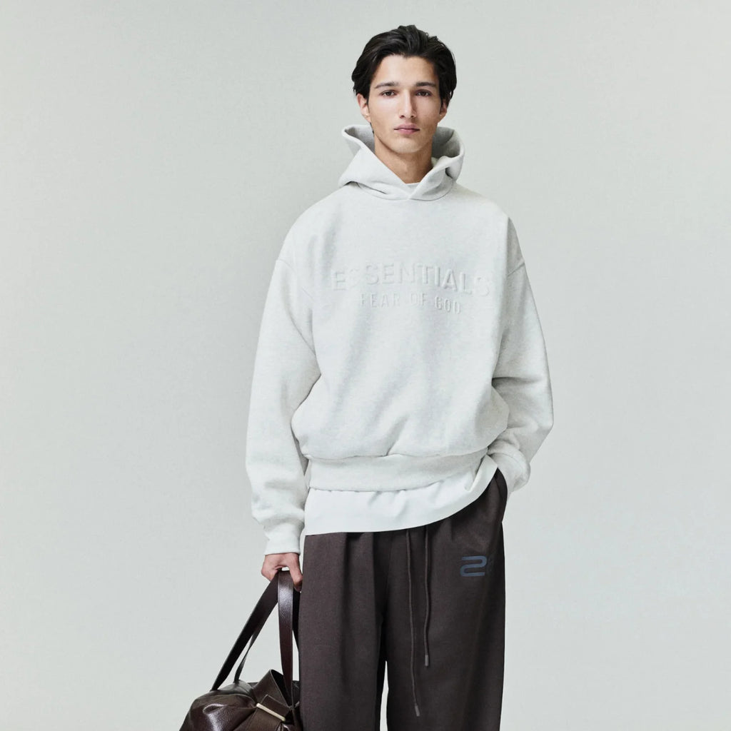 Essentials Classic Hoodie Oatmeal Heather Men 192HO256212F