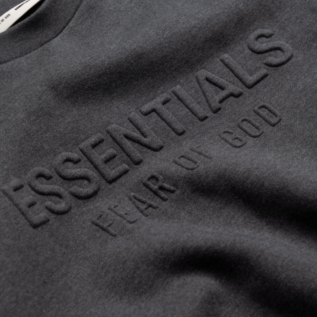 Fear of God Essentials Men’s Classic Crewneck Sweatshirt Charcoal Heather 192HO256551F