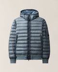 C.P. Company D.D. Shell Hooded Lens Down Jacket in Orion Blue