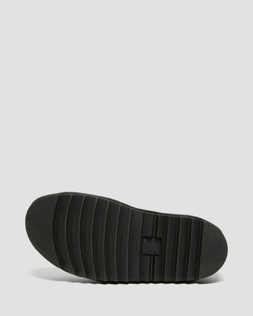 Women's Blaire Brando Leather Strap Sandals Black