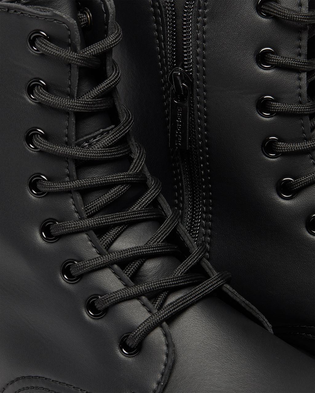 Unisex Vegan Jadon II Mono Platform Boots Black