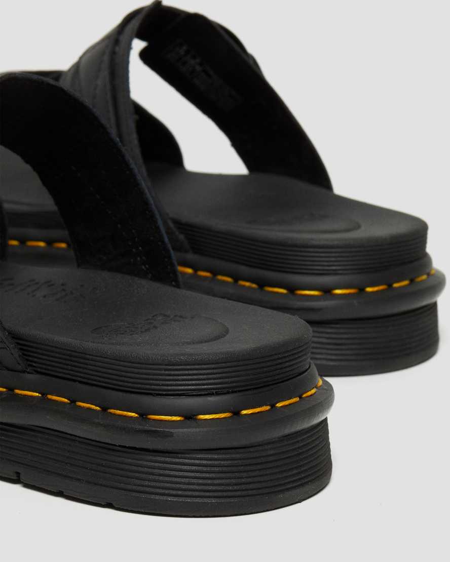 Men's Chilton Leather Slide Sandals Black