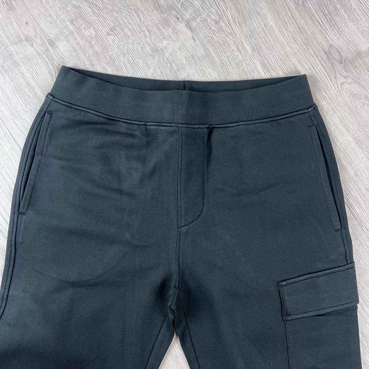 CP Company Raised Fleece Sweatpants - Raven