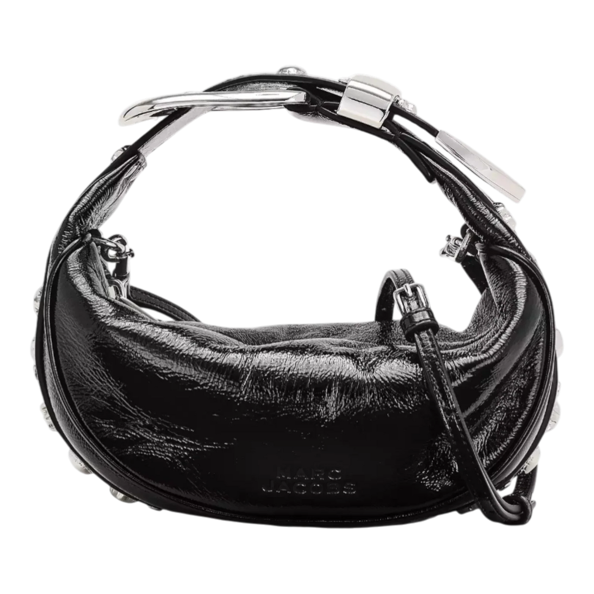 Marc Jacobs The Crinkle Patent Party Bag Black Women 2R5HSC011H01-001