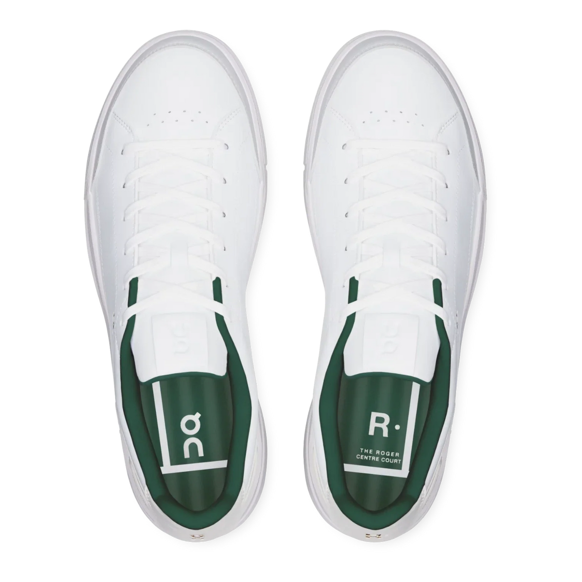 On Shoes The Roger Center Court White/Evergreen Men 3MG10482924