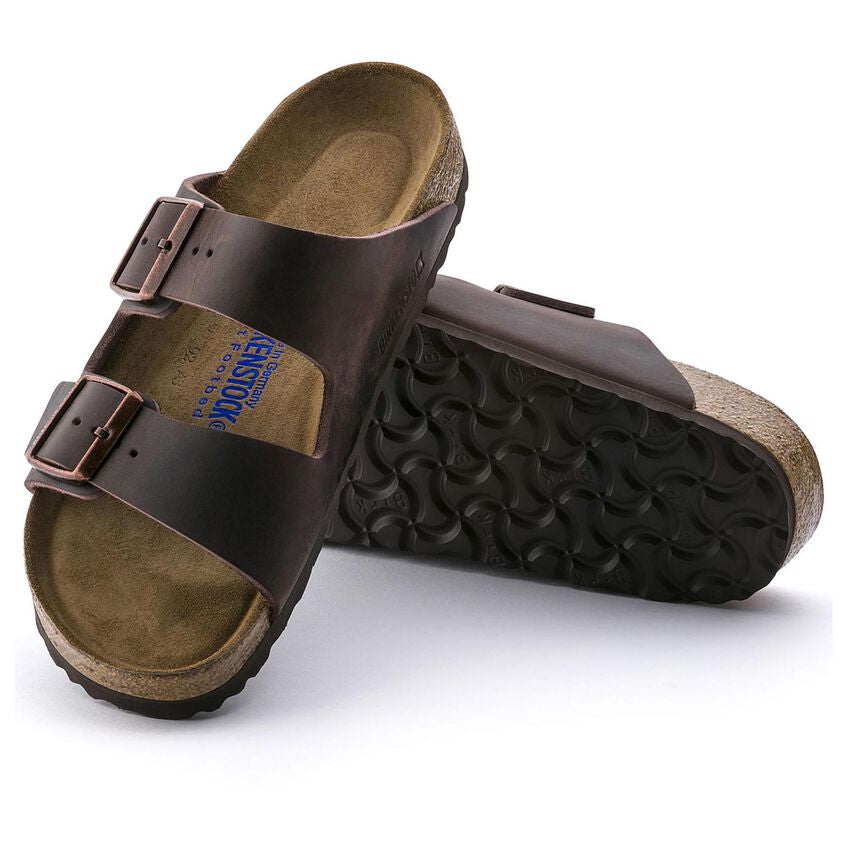 Unisex Arizona Soft Footbed Oiled Leather Habana Regular/Wide