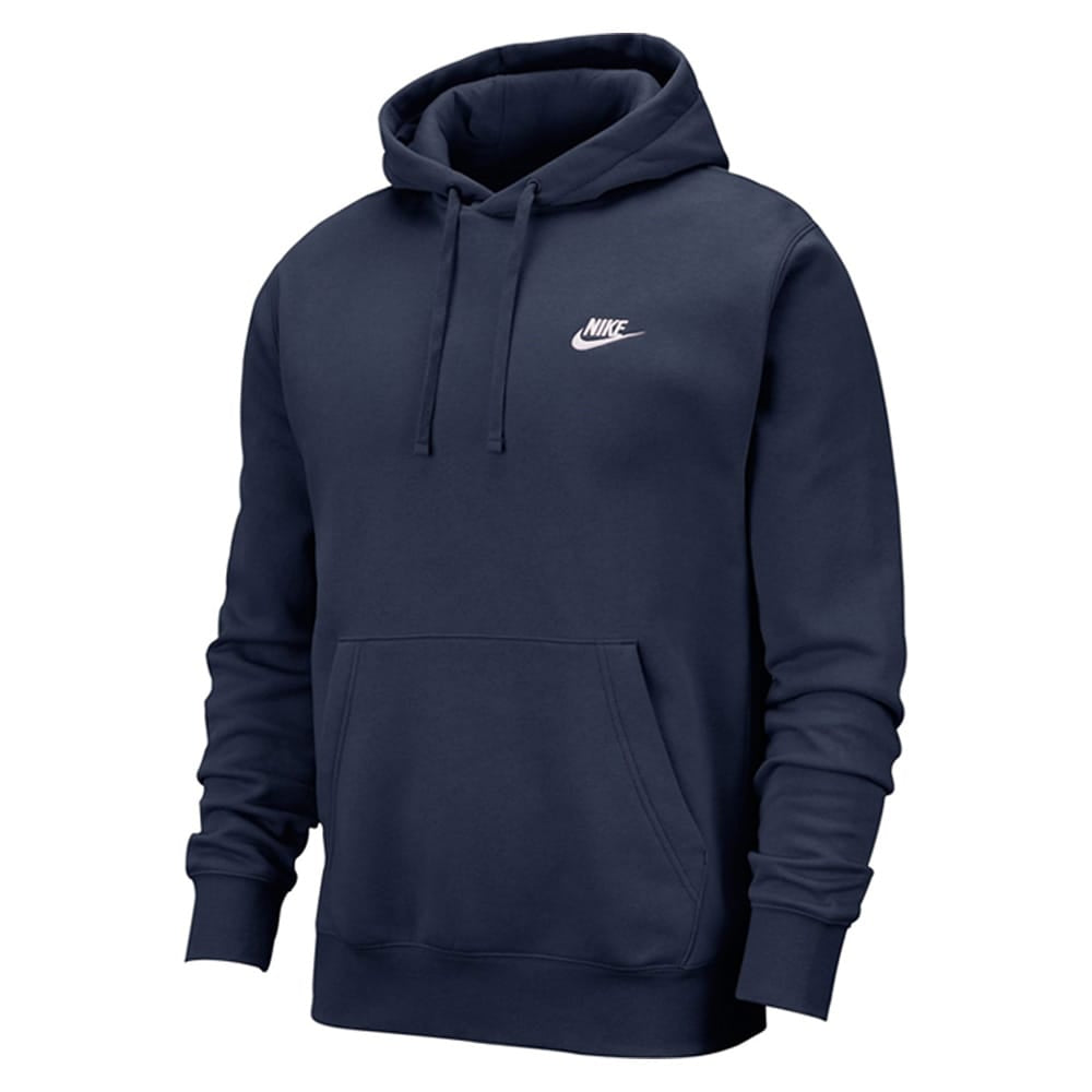 Nike Sportswear Club Fleece Hoodie - Midnight Navy/White