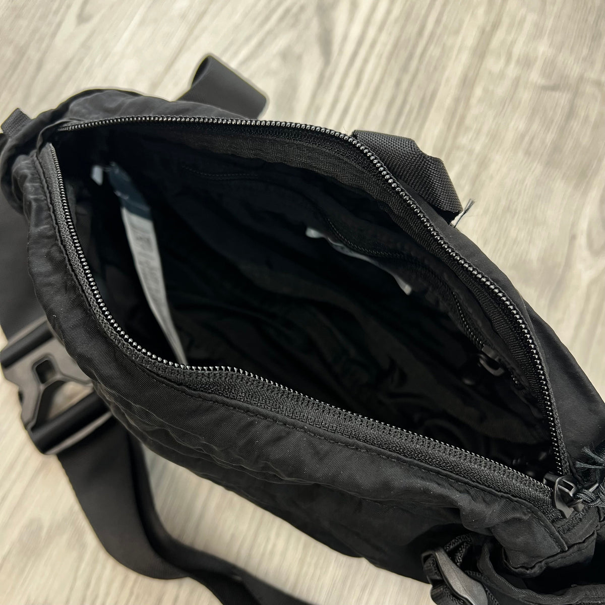 CP Company Zip Chrome Bag - Black