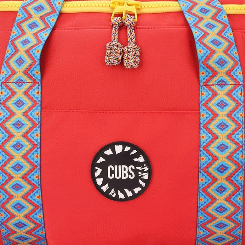 Flame Red Weekender Duffel Bag 63 L