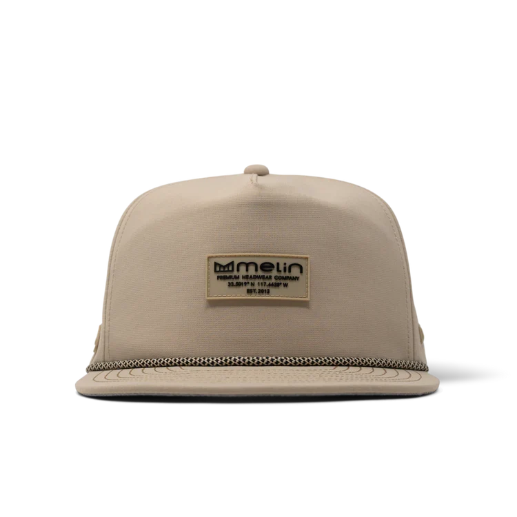 Coronado Brick Hydro Performance Snapback Hat KHAKI