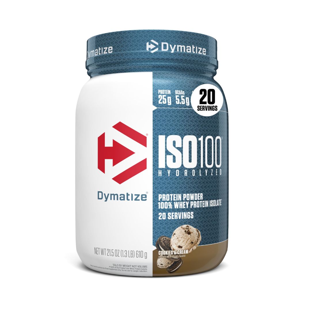 Dymatize ISO100 Whey Protein Isolate Cookies Cream