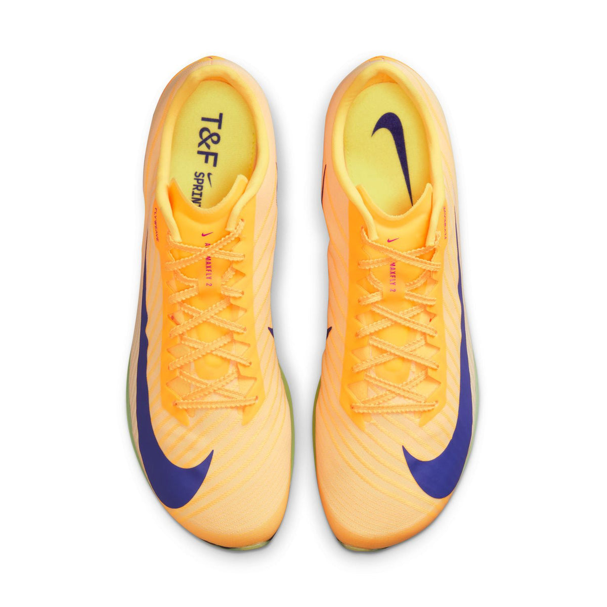 Air Zoom Maxfly 2 Running Spikes Citron Pulse / Volt Ice / Vivid Purple / Indigo Burst