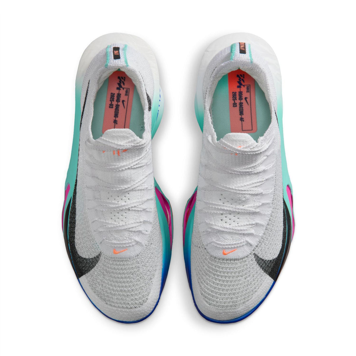 Women's Alphafly 3 Running Shoes White / Black / Hyper Turquoise / Concord