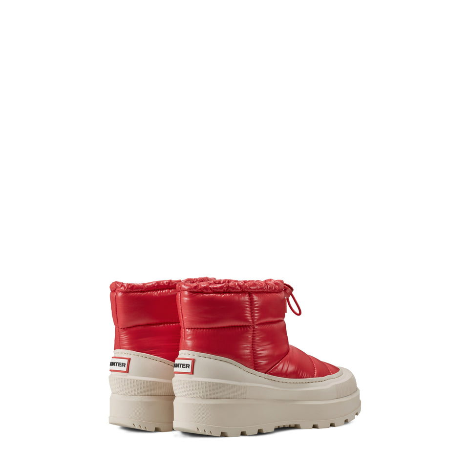 Women's Amble Waterproof Snow Booties Medium Red