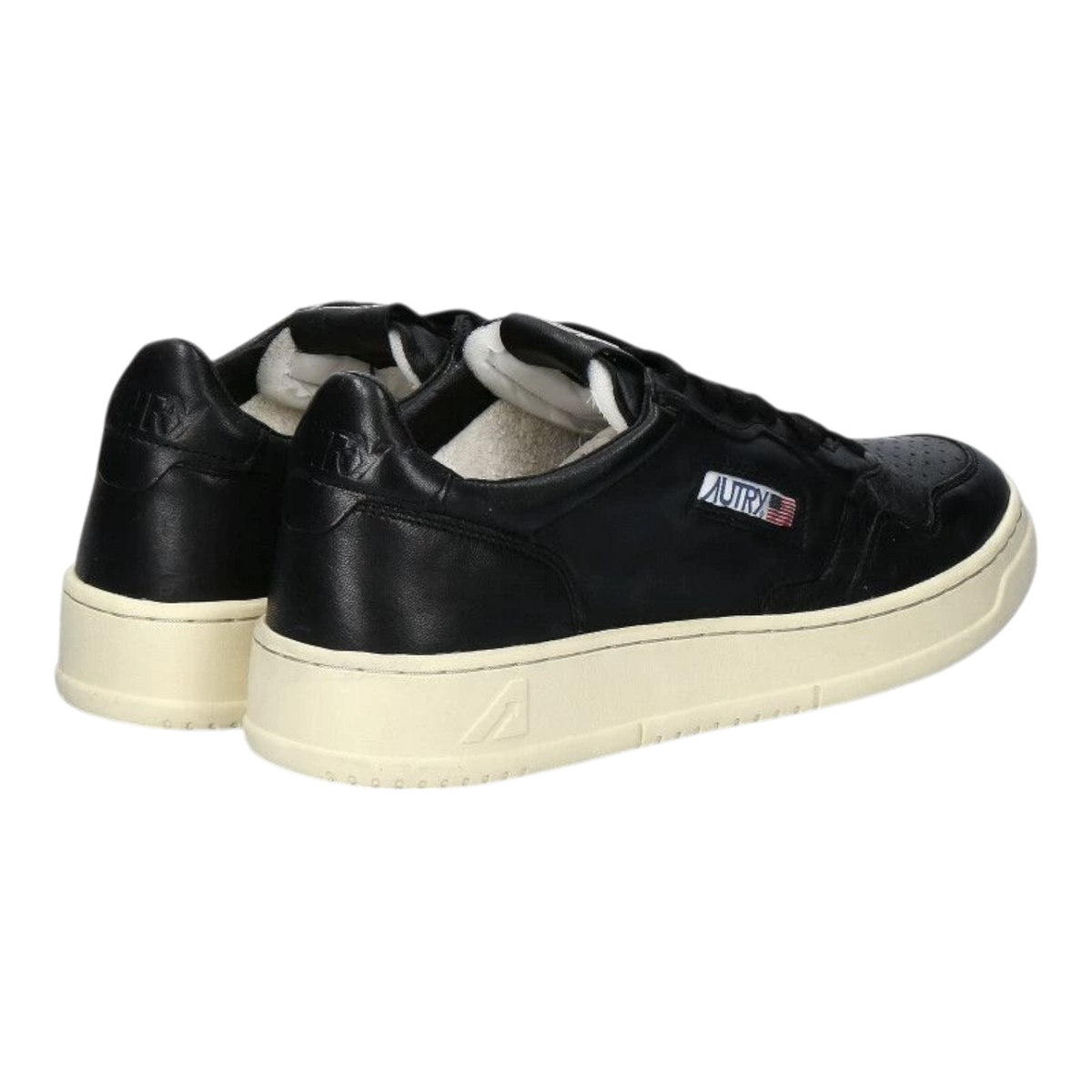 Autry Medalist Low Goatskin Black Sneakers AULM-GG05