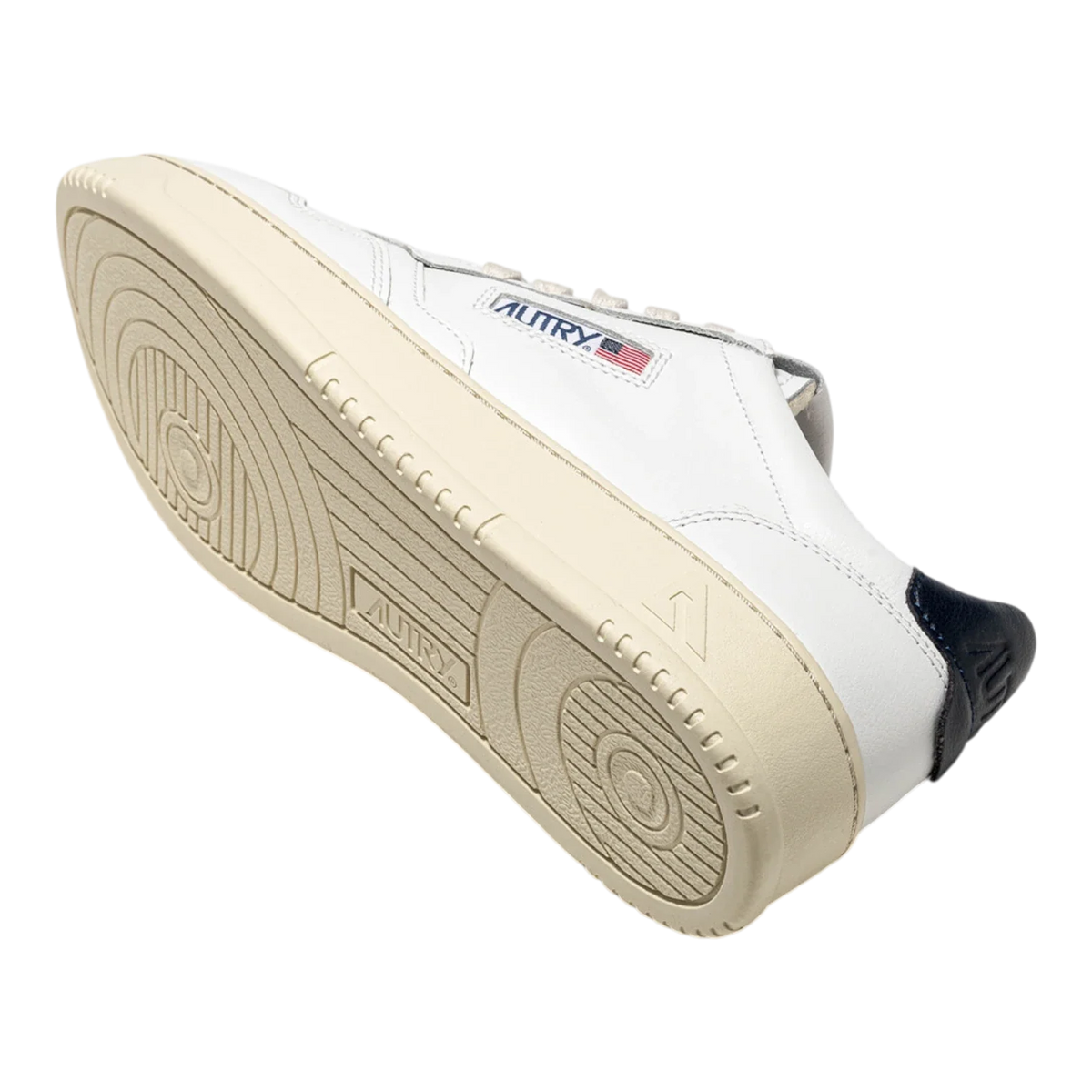 Autry Medalist Low Sneakers White and black Men AULM-LL12