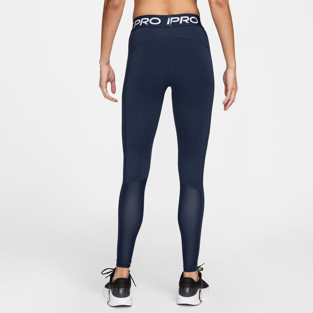 Pro Mid-Rise Mesh-Paneled Leggings