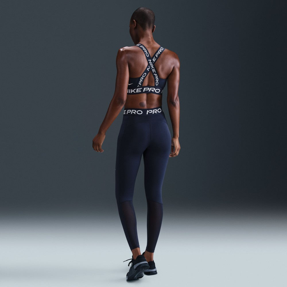 Pro Mid-Rise Mesh-Paneled Leggings