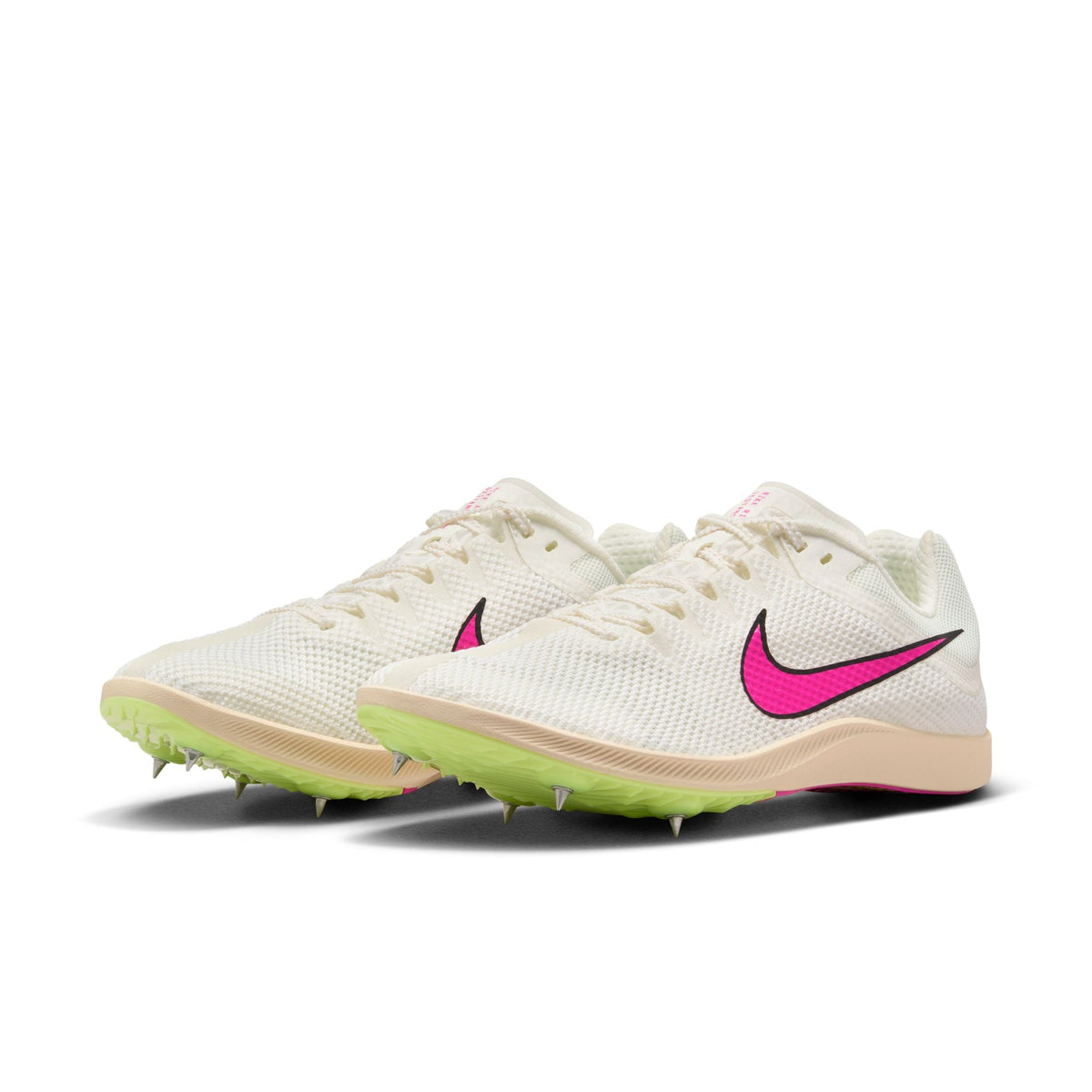 Nike Zoom Rival Distance Running Spikes Sail / Light Lemon Twist / Guava Ice / Fierce Pink