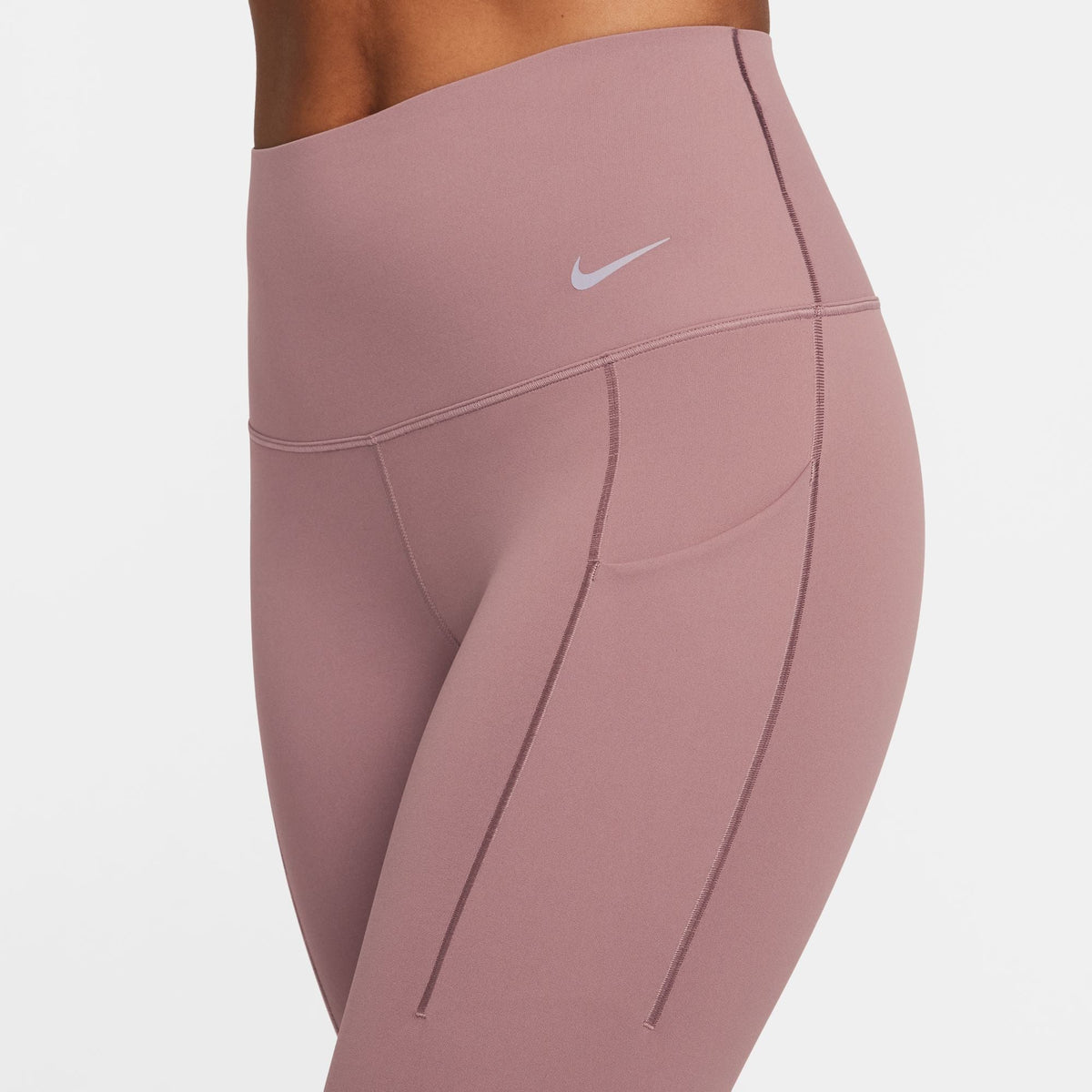 Women's Universa Medium-Support High-Waisted Full Length Leggings Smokey Mauve / Black