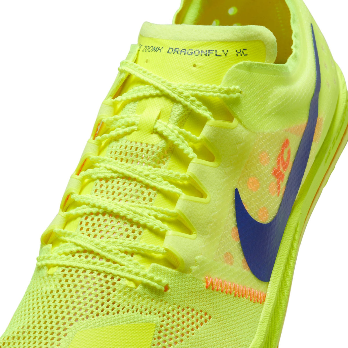 Nike ZoomX Dragonfly XC Running Spikes Volt / Total Orange / Concord
