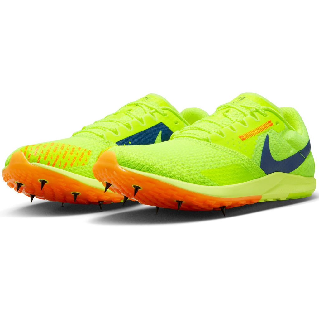 Nike Zoom Rival XC 6 Running Spikes Volt / Concord / Total Orange