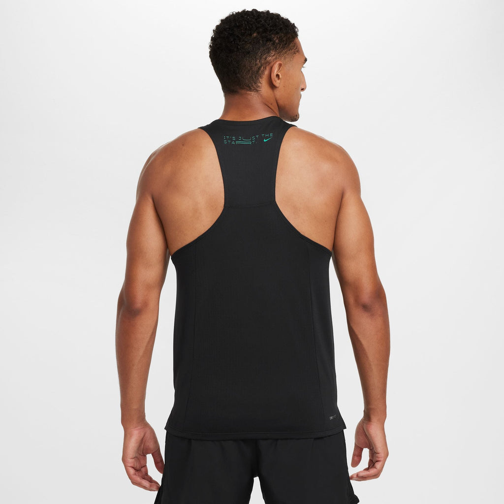 Nike Men's Dri-FIT Fast Kipchoge Running Vest Black / Stadium Green