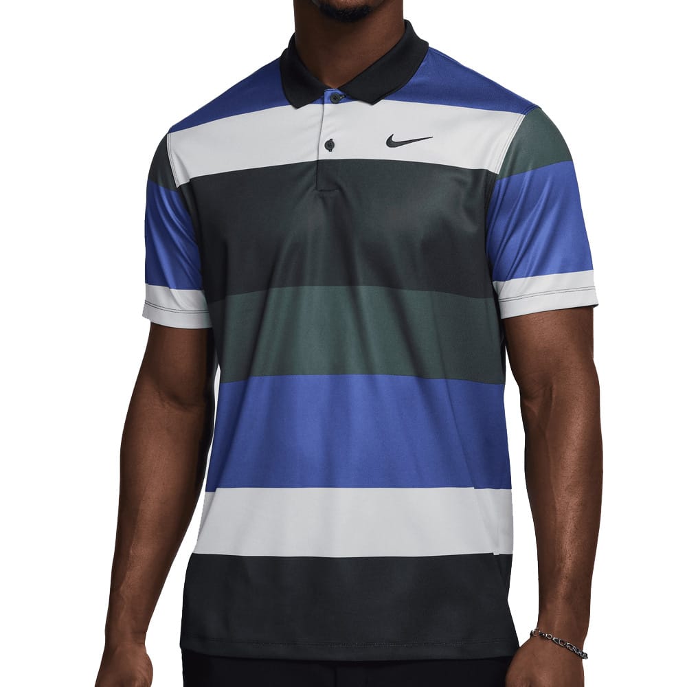 Nike Victory+ Dri-FIT Polo Shirt - Astronomy Blue/Black/Black