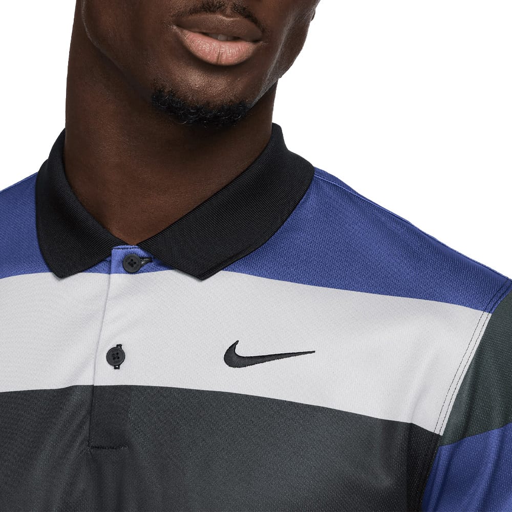 Nike Victory+ Dri-FIT Polo Shirt - Astronomy Blue/Black/Black