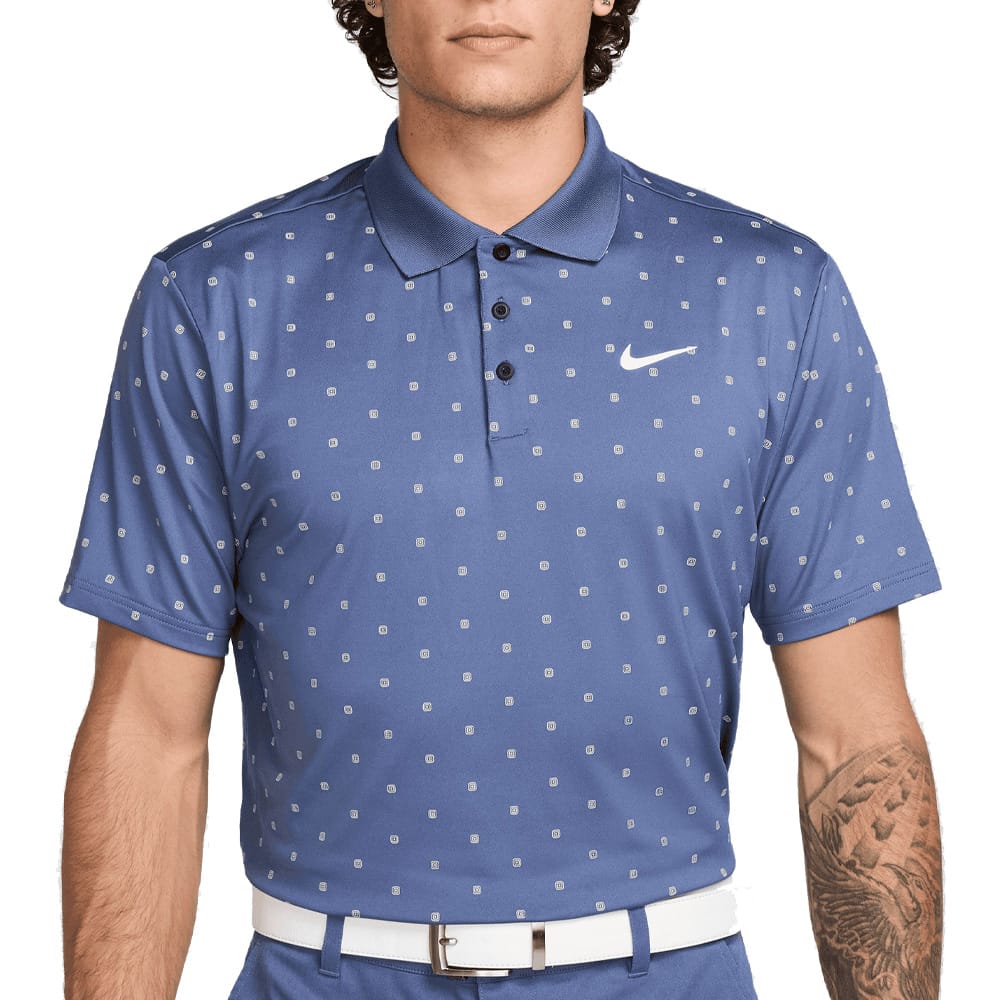 Nike Tour Men's Dri-FIT Polo Shirt - Diffused Blue/White