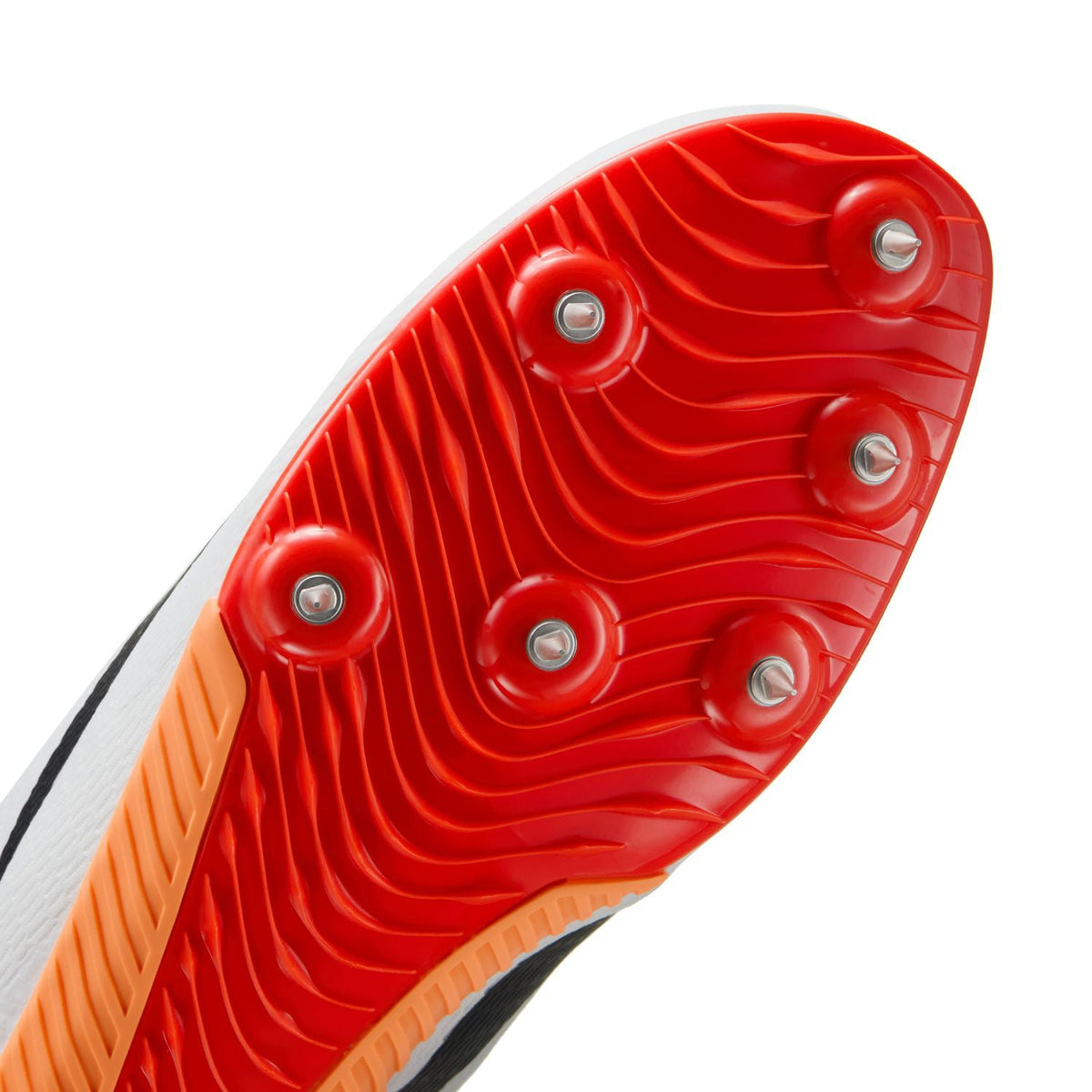 Zoom Rival Sprint Running Spikes White / Obsidian / Bright Crimson / Hyper Turquoise