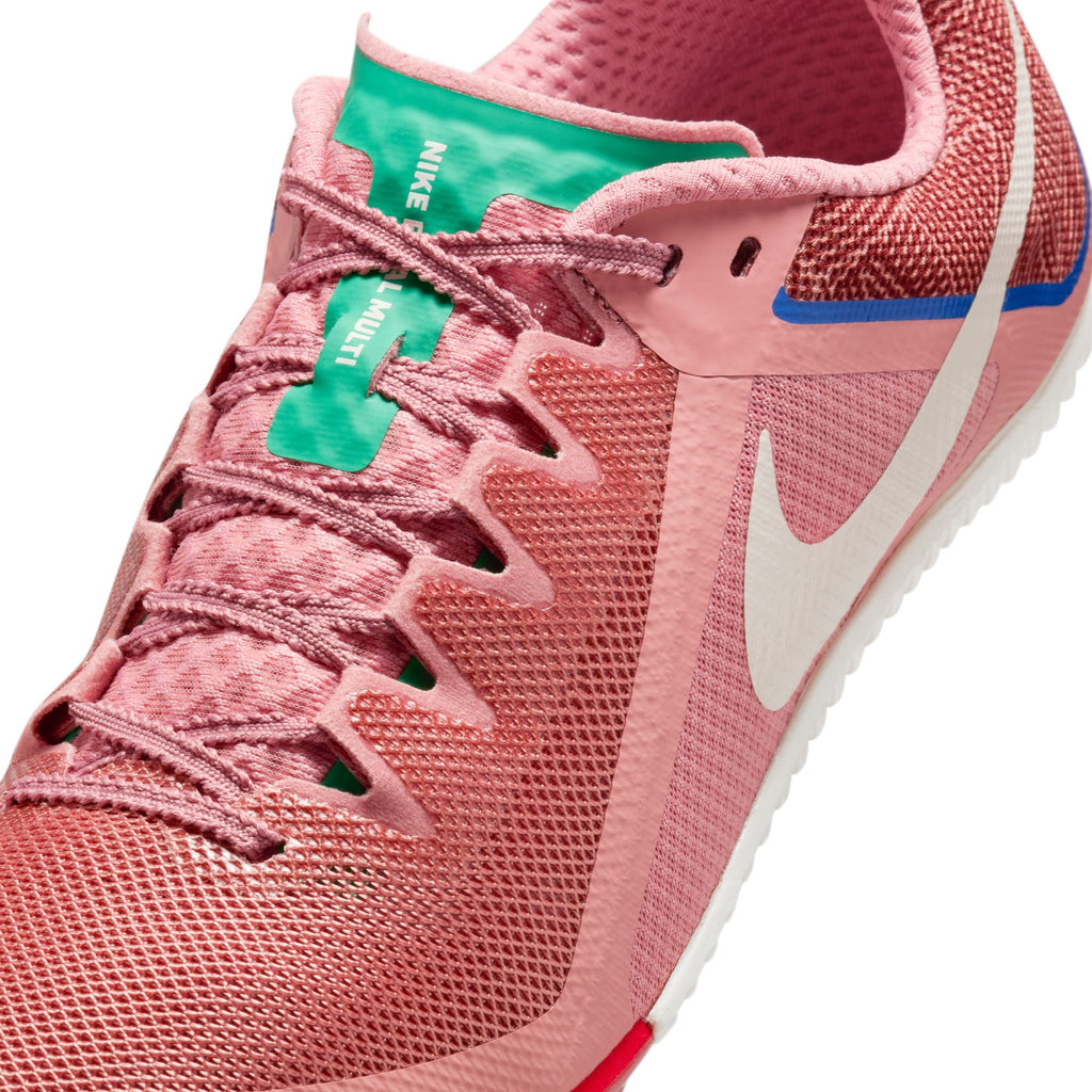 Zoom Rival Multi Running Spikes Red Stardust / Pale Ivory / Malachite