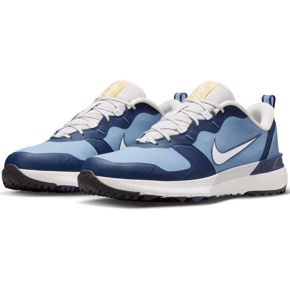 Nike Tempo G Waterproof Spikeless Shoes - Work Blue/Soft Yellow/Midnight Navy