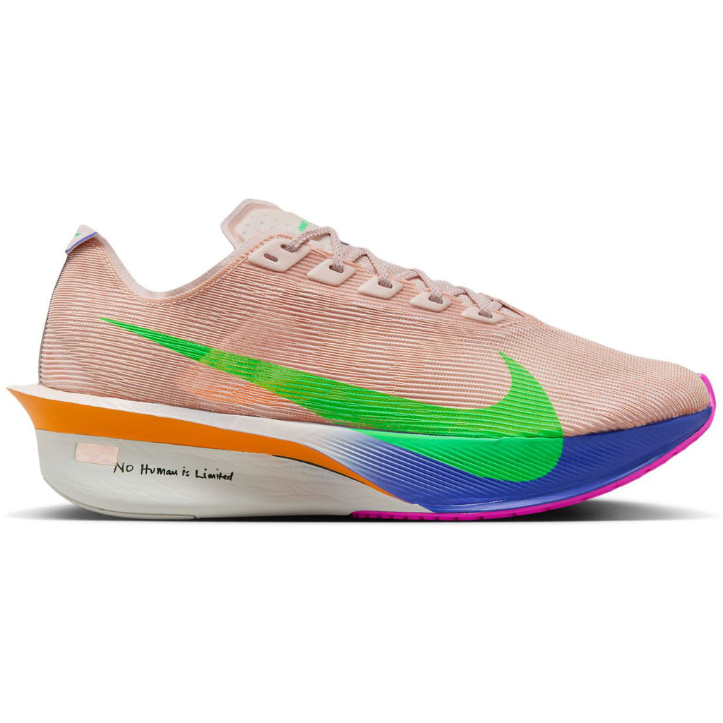 Women's Vaporfly 4 Eliud Kipchoge Running Shoes Silt Red / Fire Pink / Bright Ceramic / Green Shock