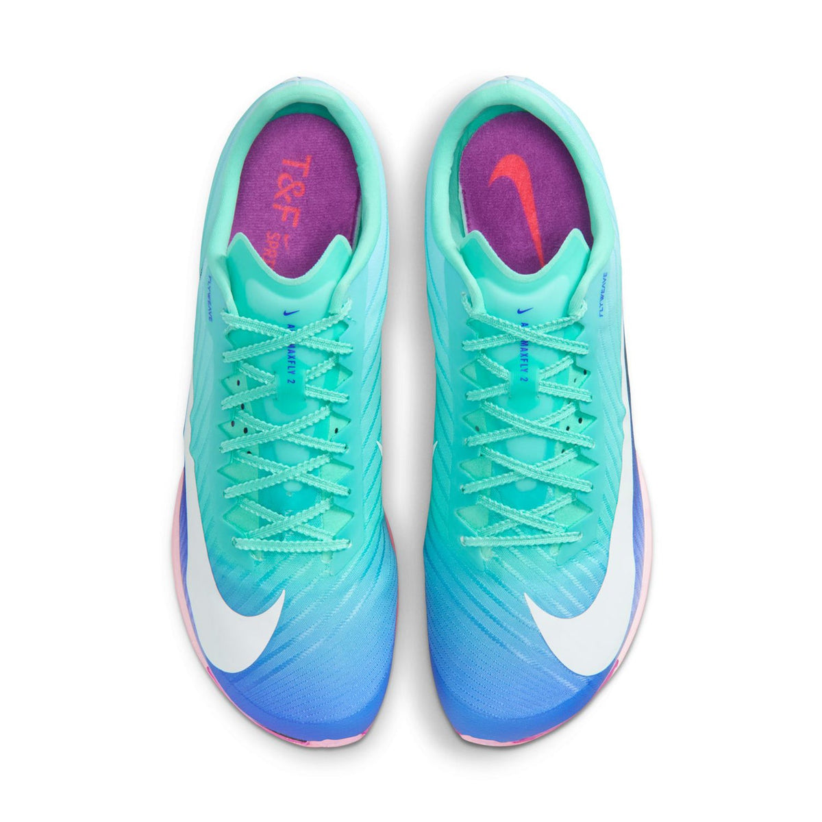 Air Zoom Maxfly 2 RSG Running Spikes Hyper Turquoise / White / Concord / Hyper Violet