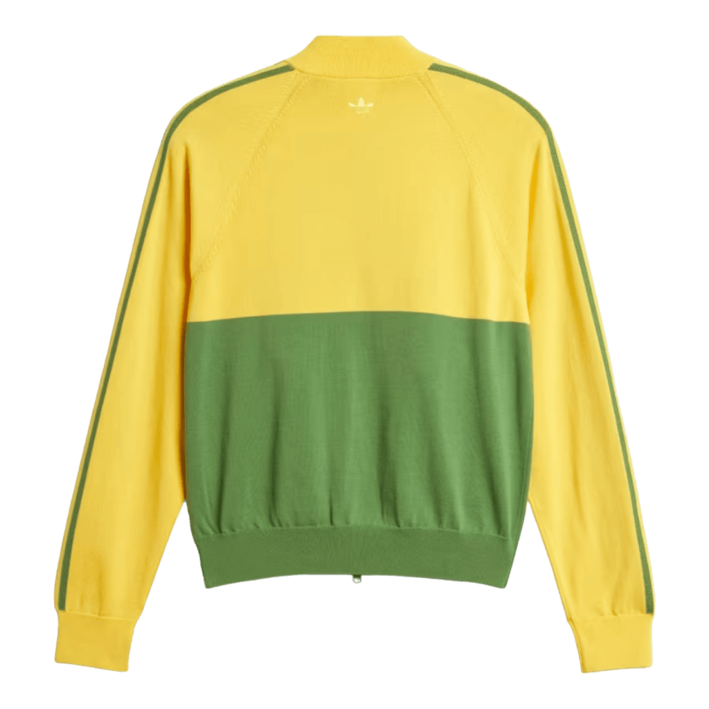 adidas Wales Bonner Nylon Knit Track Top Bold Gold / Crew Green IW1174