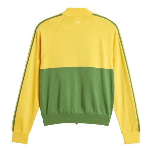 adidas Wales Bonner Nylon Knit Track Top Bold Gold / Crew Green IW1174