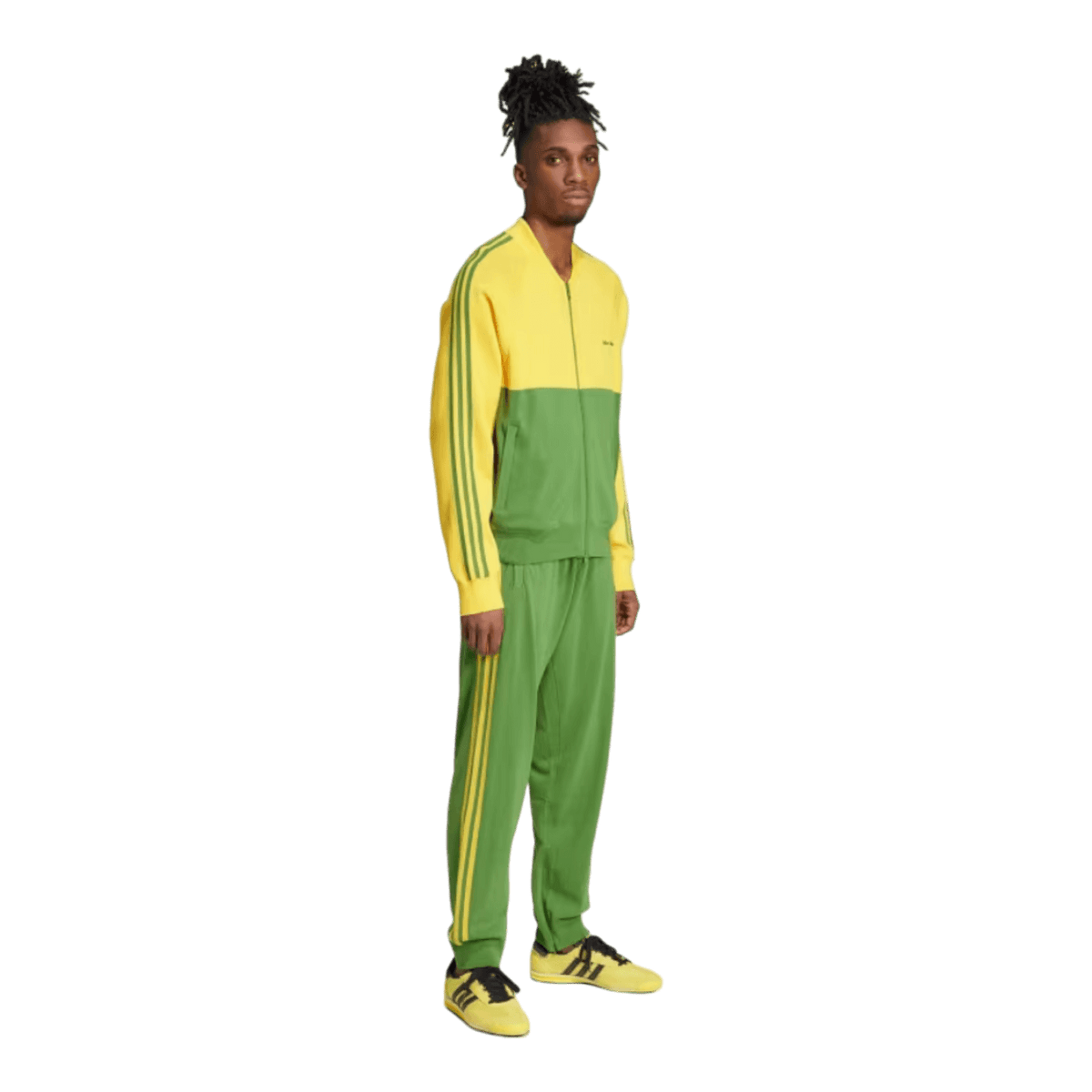 adidas Wales Bonner Nylon Knit Track Top Bold Gold / Crew Green IW1174