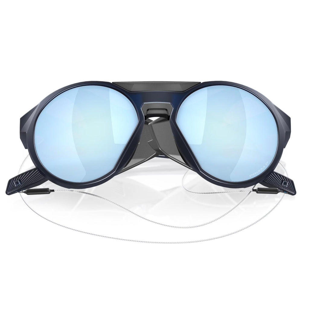 Clifden prizm deep water polarized Lenses,  matte translucent blue Frame