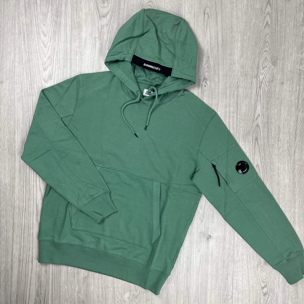 CP Company Raised Fleece Hoodie - Green Bay