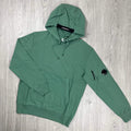 CP Company Raised Fleece Hoodie - Green Bay