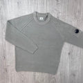 CP Company Chenille Sweatshirt - Flint Grey