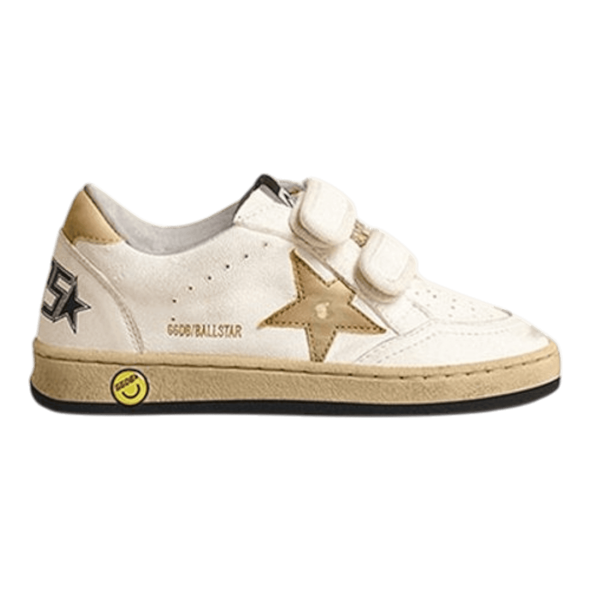 Golden Goose Ballstar Nappa Upper Laminated Star and Heel For Kids GJF00501.F004244.1027
