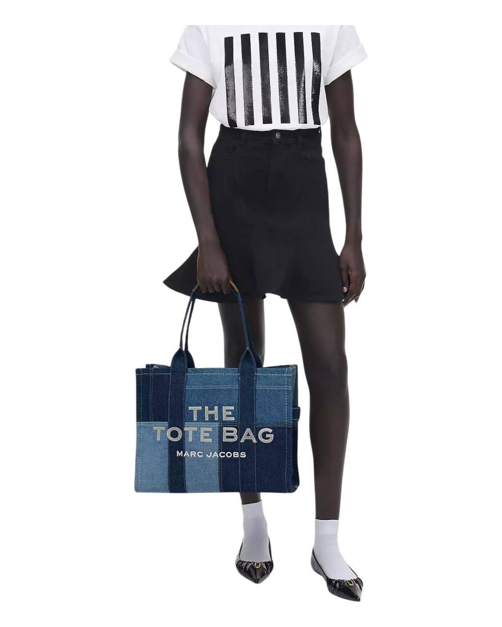Marc Jacobs The Large Tote Denim Tote Bag H018M06FA21-422